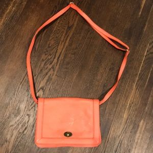 J. Crew Crossbody Bag in Bright Coral/Orange